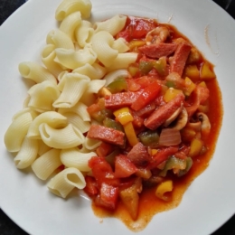slanke romige pasta