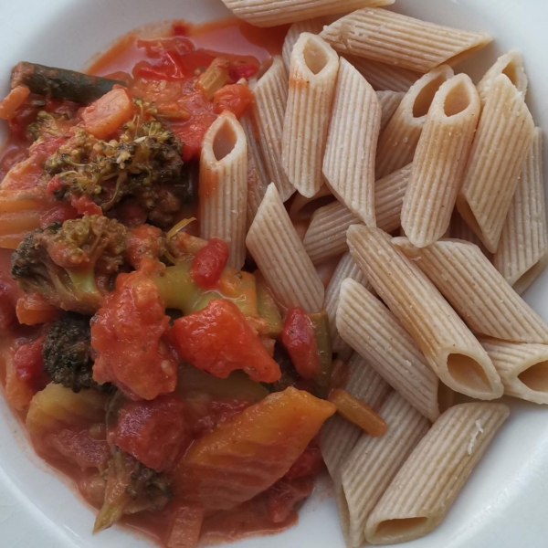 slanke romige pasta